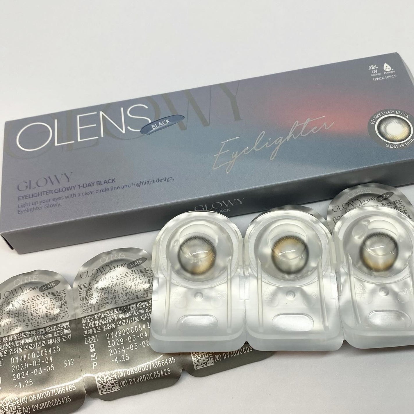 Glowy 1day/OLENS/ワンデー(1DAY)カラコンを使ったクチコミ(4枚目)