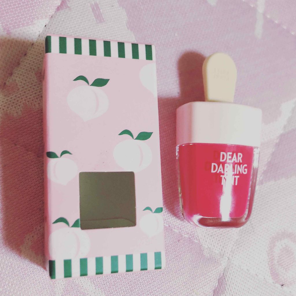 ディアダーリン ウォータージェルティント (アイスティント)/ETUDE/口紅を使ったクチコミ(1枚目)