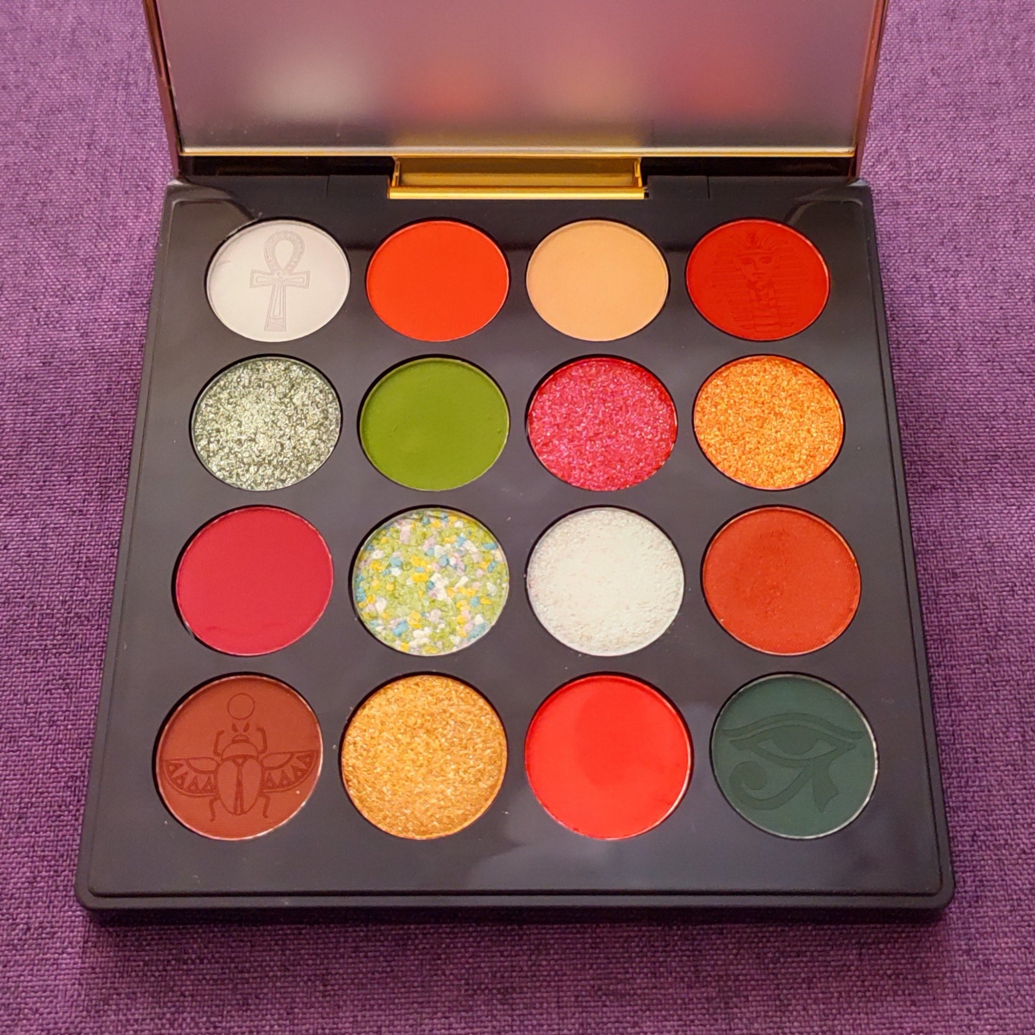 大英博物館 エジプトシリーズ アイシャドウパレット/ZEESEA/アイシャドウパレットを使ったクチコミ（2枚目）