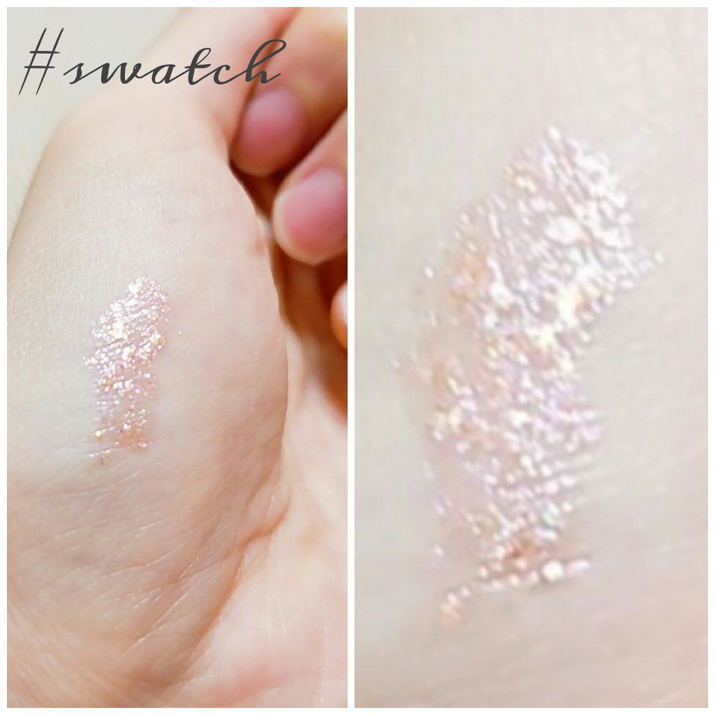 リキッド グリッター シャドウ/rom&nd/グリッターを使ったクチコミ(2枚目)