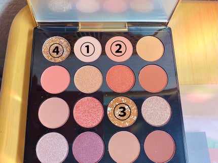 大英博物館 エジプトシリーズ アイシャドウパレット/ZEESEA/アイシャドウパレットを使ったクチコミ(3枚目)