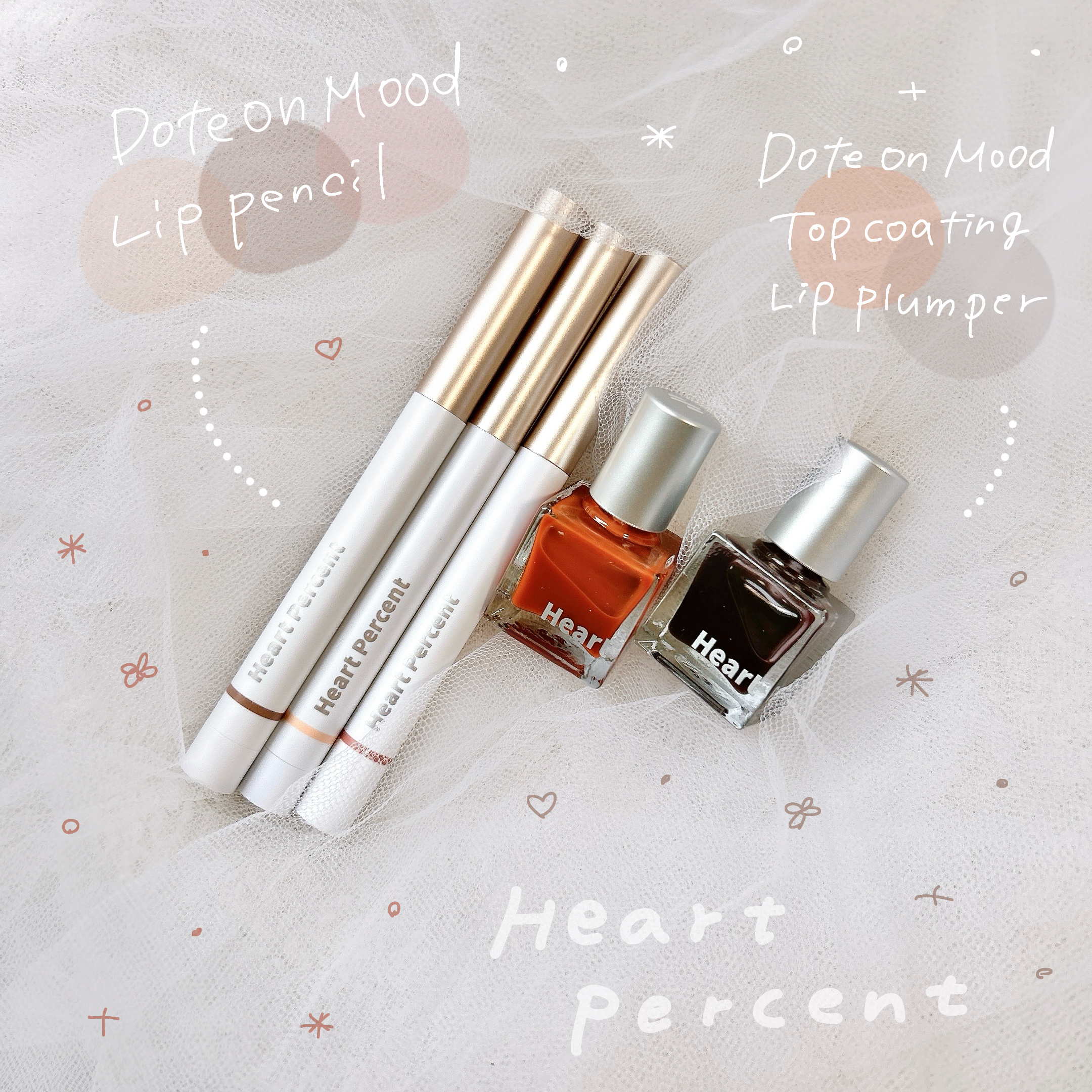 ドットオンムードリップペンシル 09 コージーブラウン/Heart Percent/リップライナーを使ったクチコミ（1枚目）