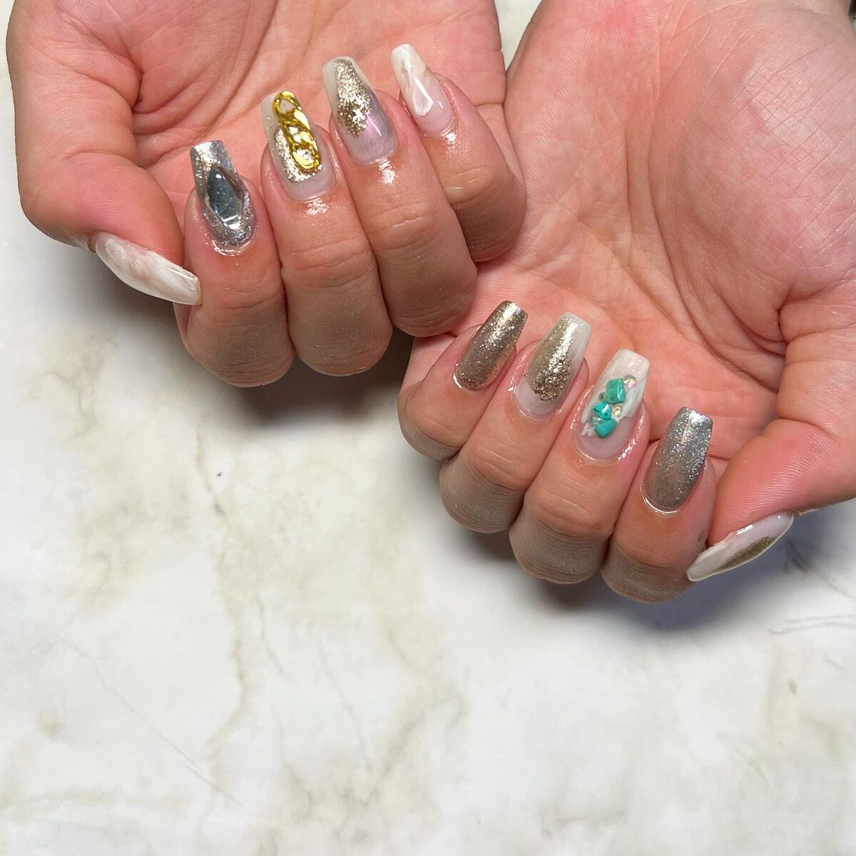 #夏ネイル,#おまかせネイル,#ニュアンスネイル,#ネイル,#ニュアンスネイル,#スカルプネイル,#ジェルネイル,#ママネイル,#ギャルネイル,#大人ネイル,#派手ネイル,#やり放題ネイル,#城陽ネイル,#京都ネイル,#大阪ネイル,#奈良ネイルのネイルデザイン