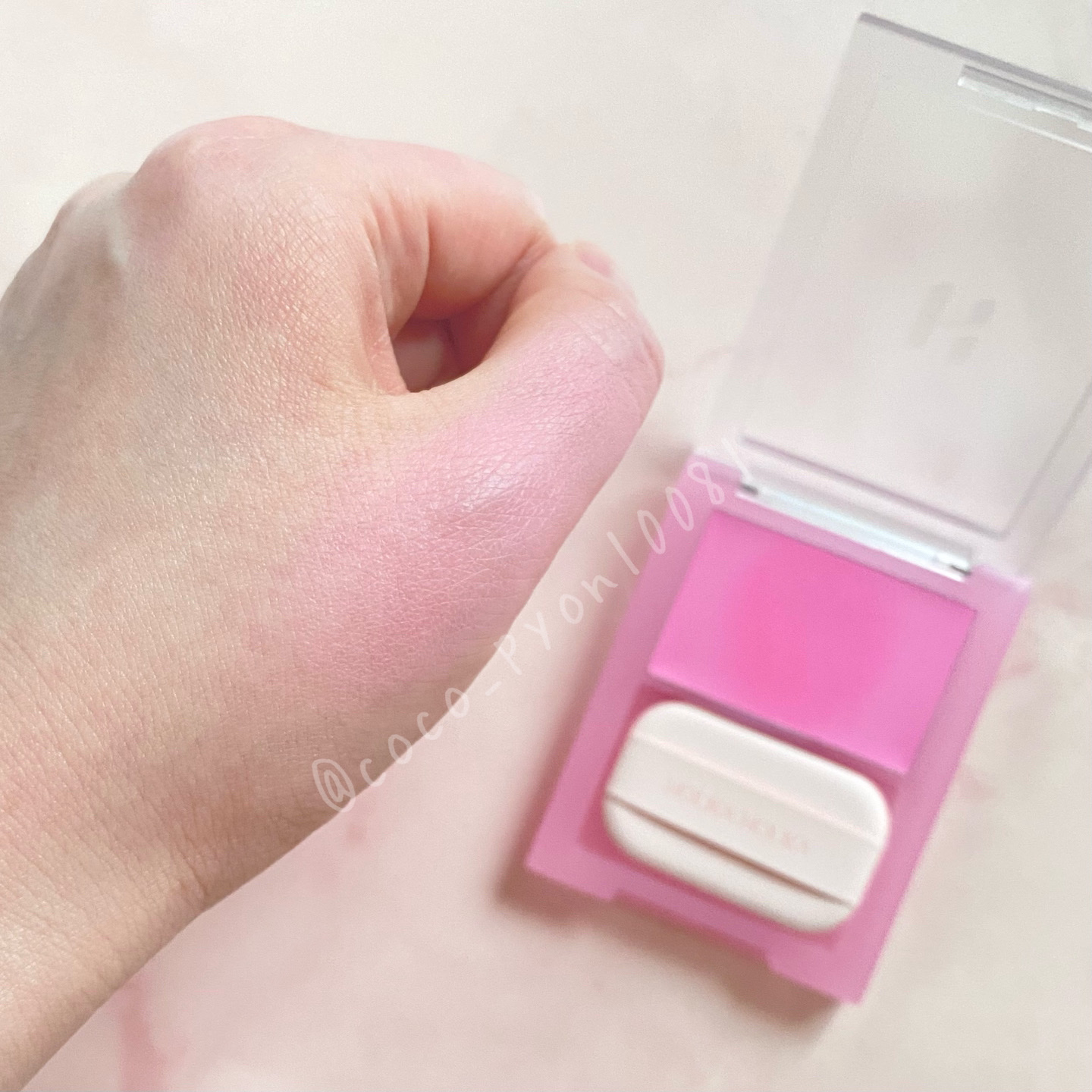 マイフェイブ インフュージング ブラッシュ/HOLIKA HOLIKA/パウダーチークを使ったクチコミ（3枚目）