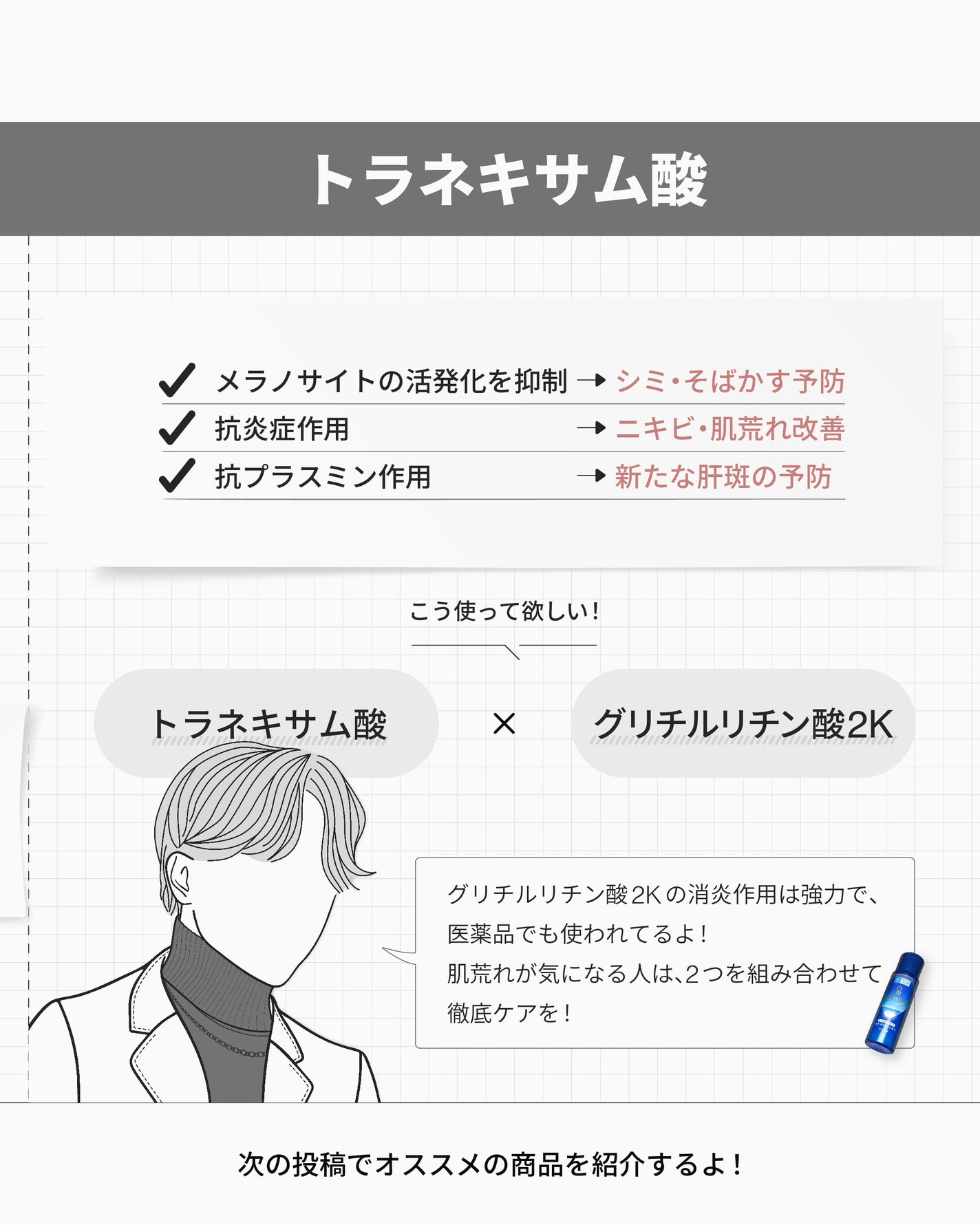 薬剤師ゆうひ|成分プロのスキンケア on LIPS 「今回は、『オススメ美白成分』についてご紹介‼️ビタミンC・ナイ..」(4枚目)