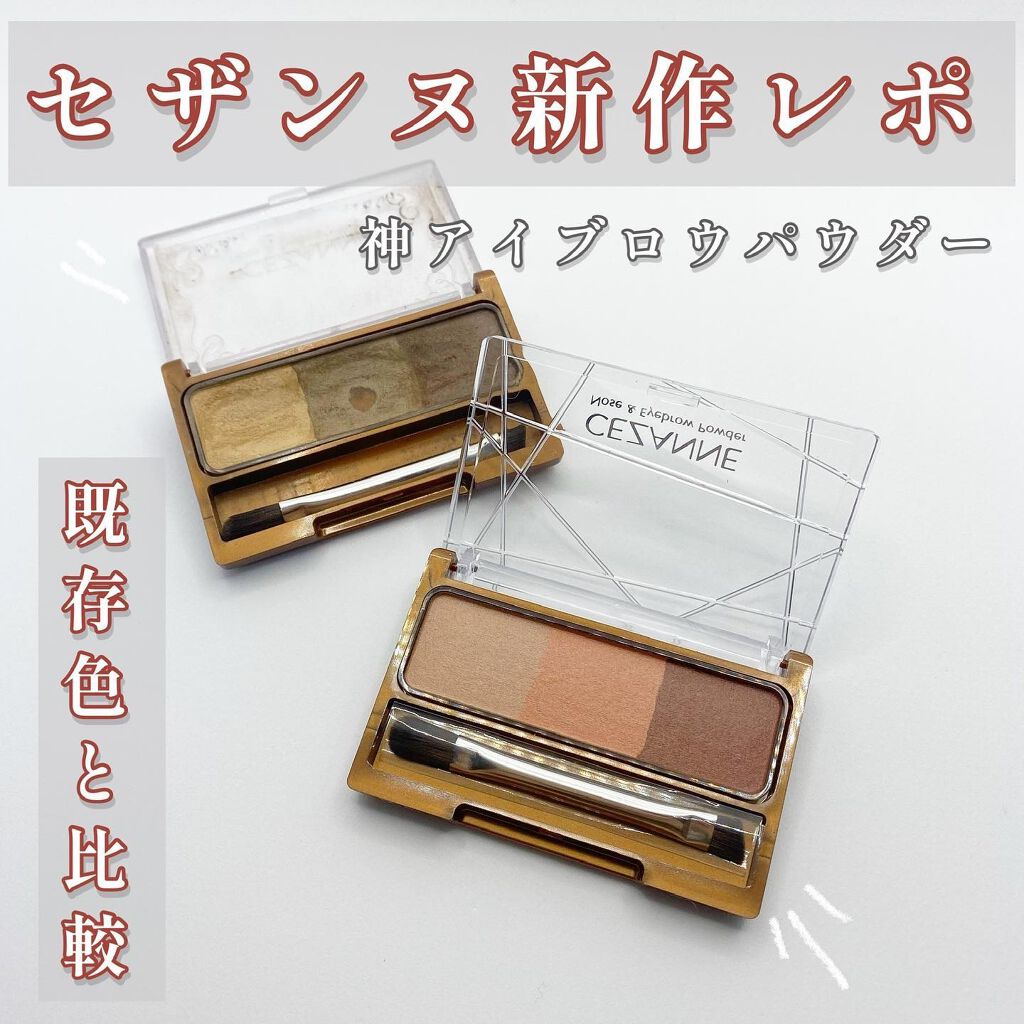 ノーズ&アイブロウパウダー/CEZANNE/パウダーアイブロウを使ったクチコミ(1枚目)