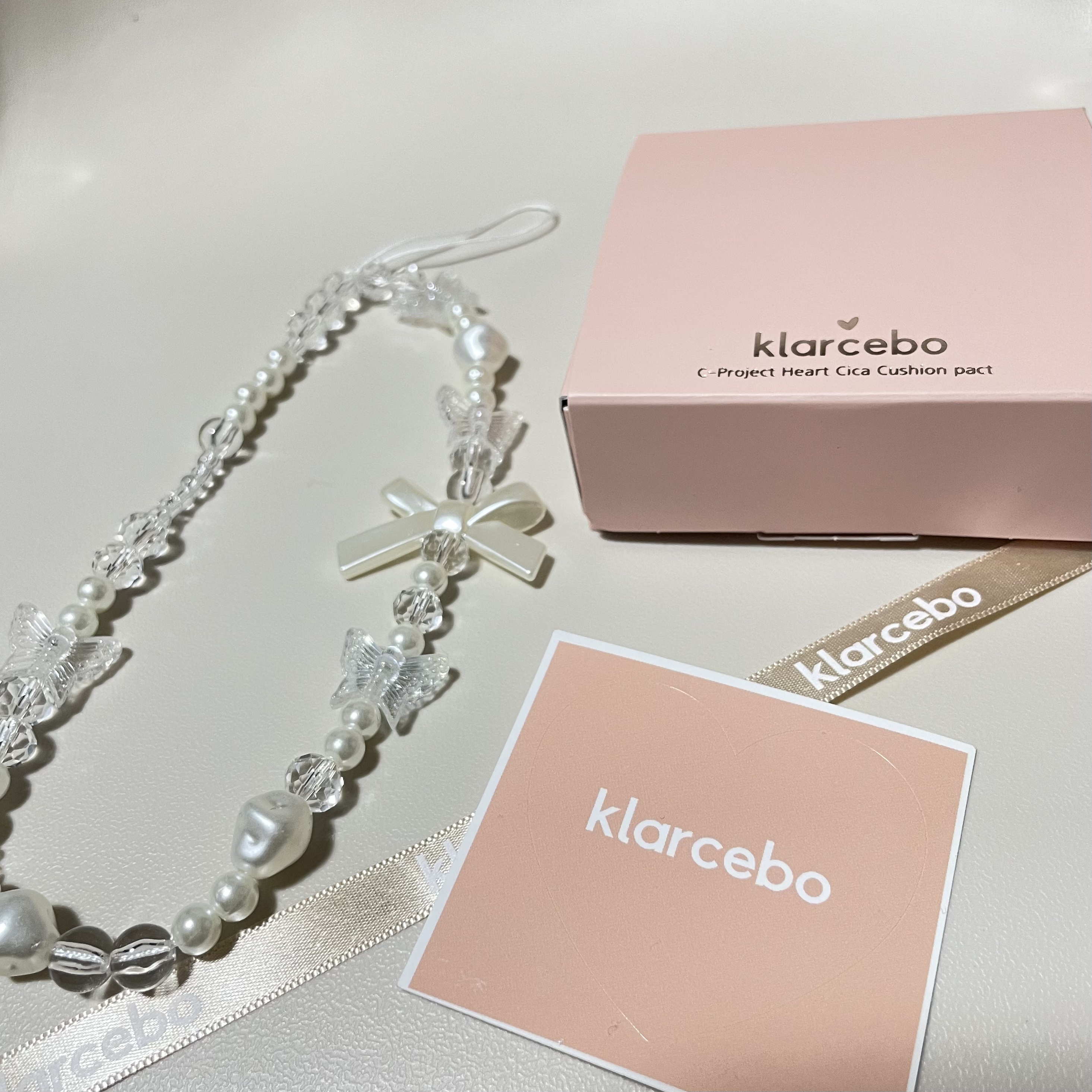 ハートシカクッション/klarcebo/クッションファンデーションを使ったクチコミ（1枚目）