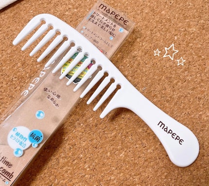 run on LIPS 「本日ご紹介するのはMAPEPEのバスタイムヘアケアコームです🛀..」(1枚目)