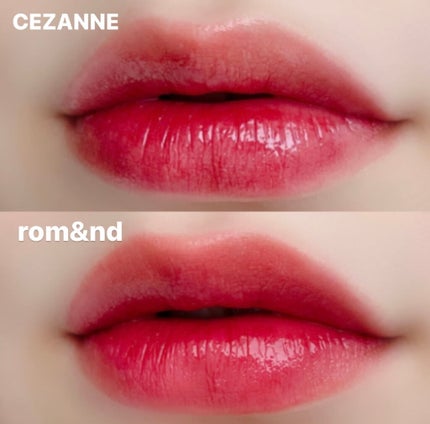 ジューシーラスティングティント/rom&nd/リップティントを使ったクチコミ(7枚目)