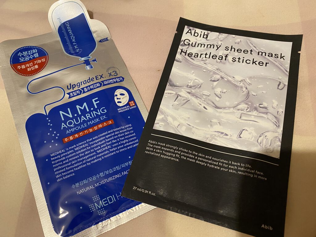 N.M.FアクアアンプルマスクJEX/MEDIHEAL/シートマスク・パックを使ったクチコミ（1枚目）