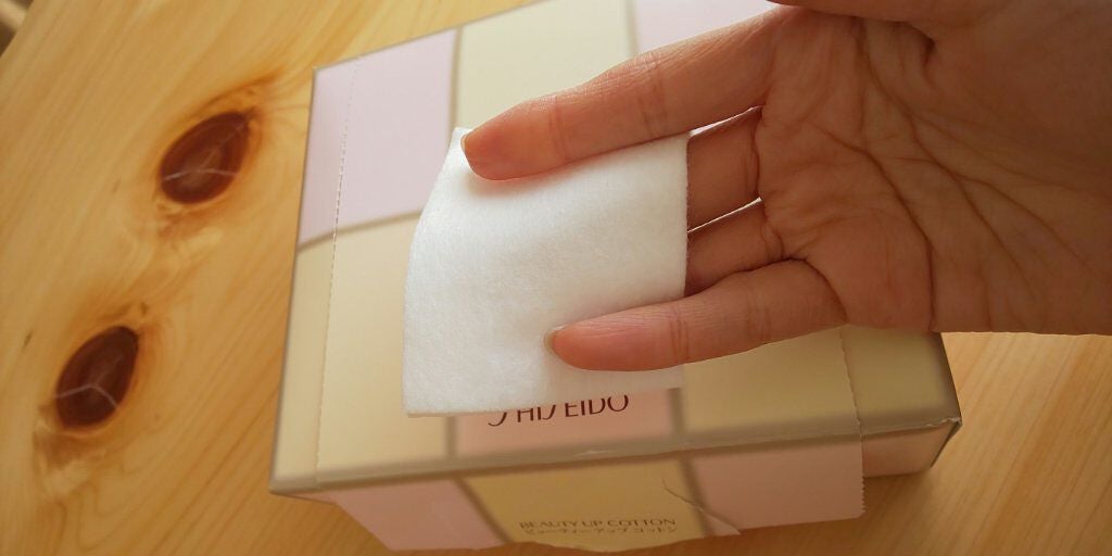 ビューティーアップコットン G/SHISEIDO/コットンを使ったクチコミ(2枚目)