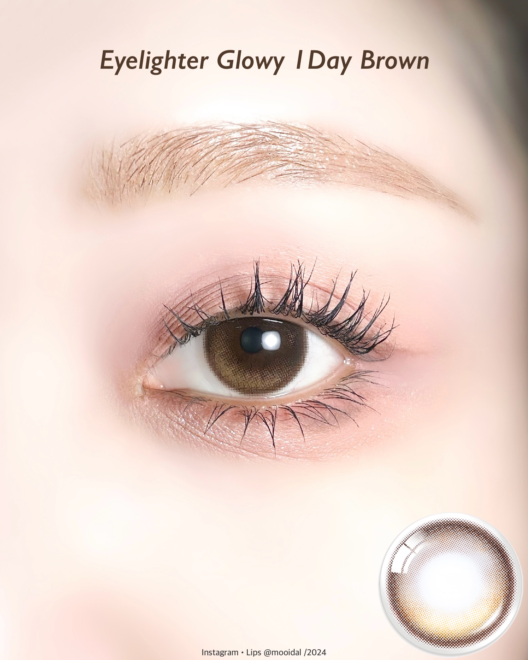 Glowy 1day/OLENS/ワンデー（１DAY）カラコンを使ったクチコミ（3枚目）