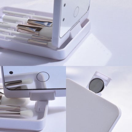 ラミラLEDミラー メイクブラシセット/フランフラン/メイクブラシを使ったクチコミ(4枚目)