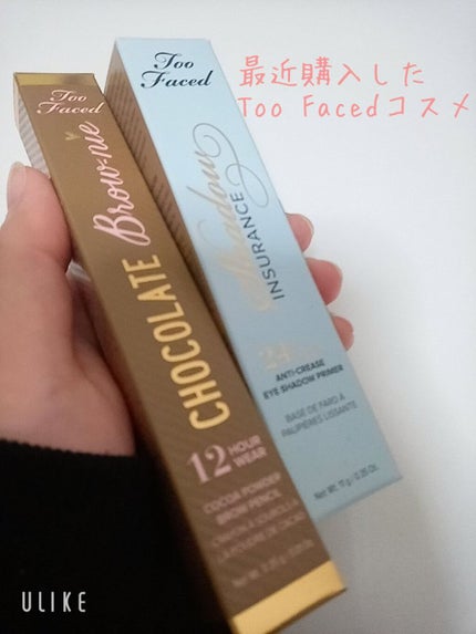 シャドウ インシュランス アイシャドウ プライマー/Too Faced/アイシャドウベースを使ったクチコミ(1枚目)