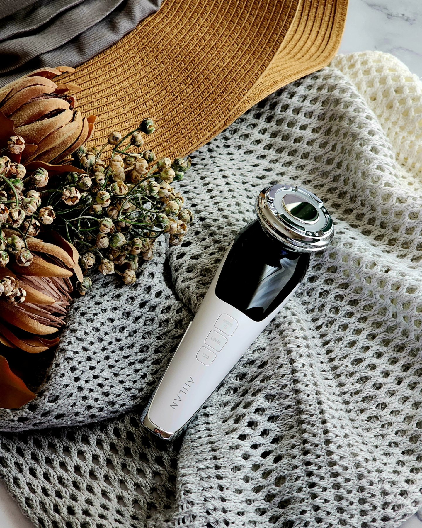 温冷美顔器 ANLAN 温冷 美顔器 PRO ADRY14-10A ＋ エピジェル 80g ANLAN