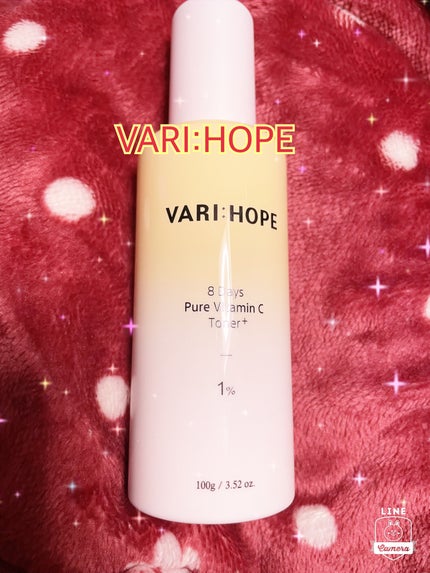 8デイズピュアビタミンCトナー/VARI:HOPE/化粧水を使ったクチコミ(1枚目)
