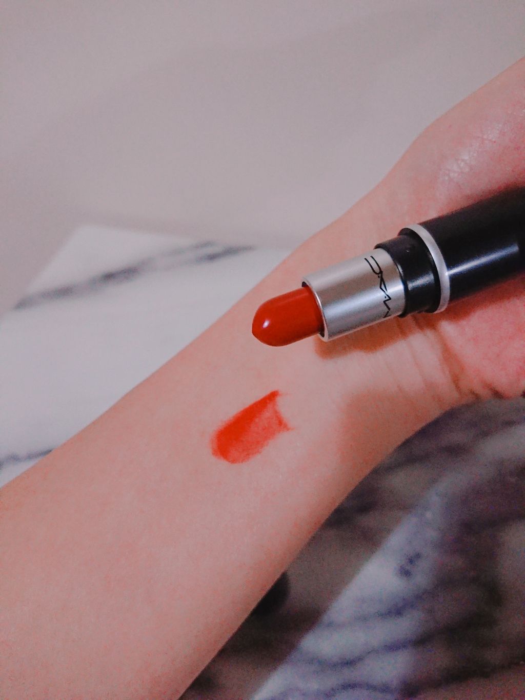 リップスティック/M・A・C/口紅を使ったクチコミ(2枚目)