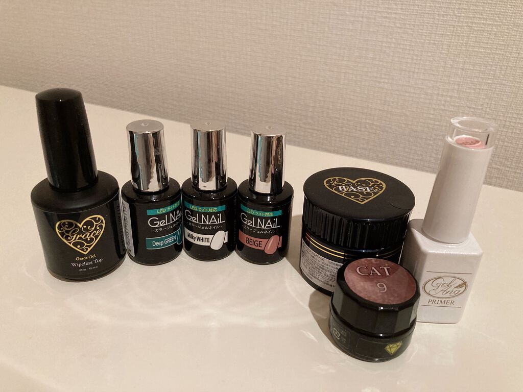 ラブリーカラージェル/グレースジェル/ジェルネイルを使ったクチコミ（2枚目）