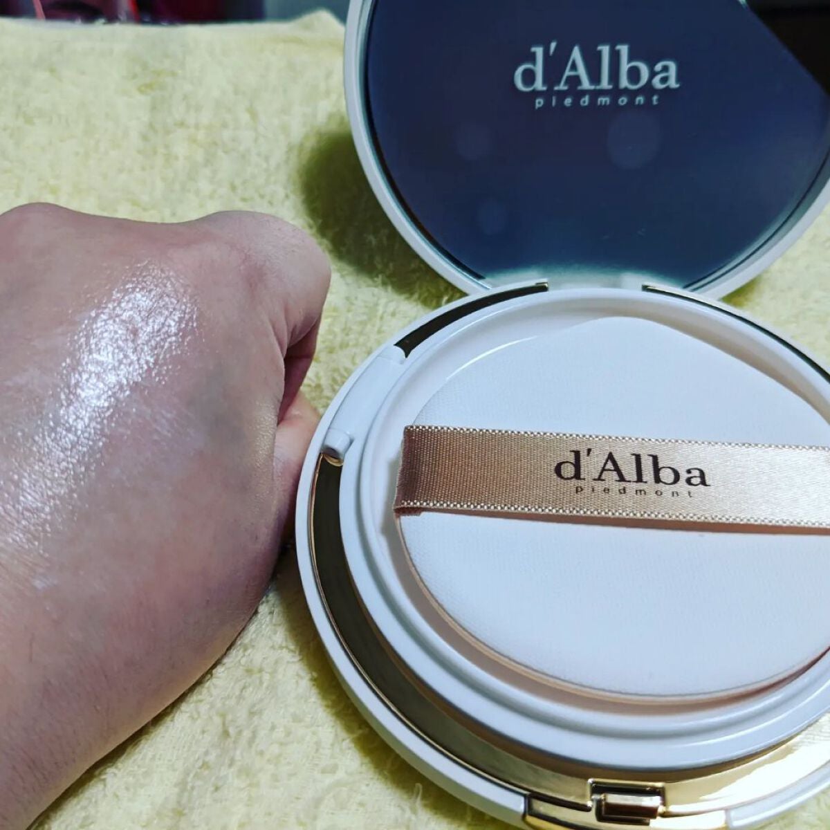 ウォータフルフレッシュサンクッション/ダルバ/日焼け止めローションを使ったクチコミ(4枚目)