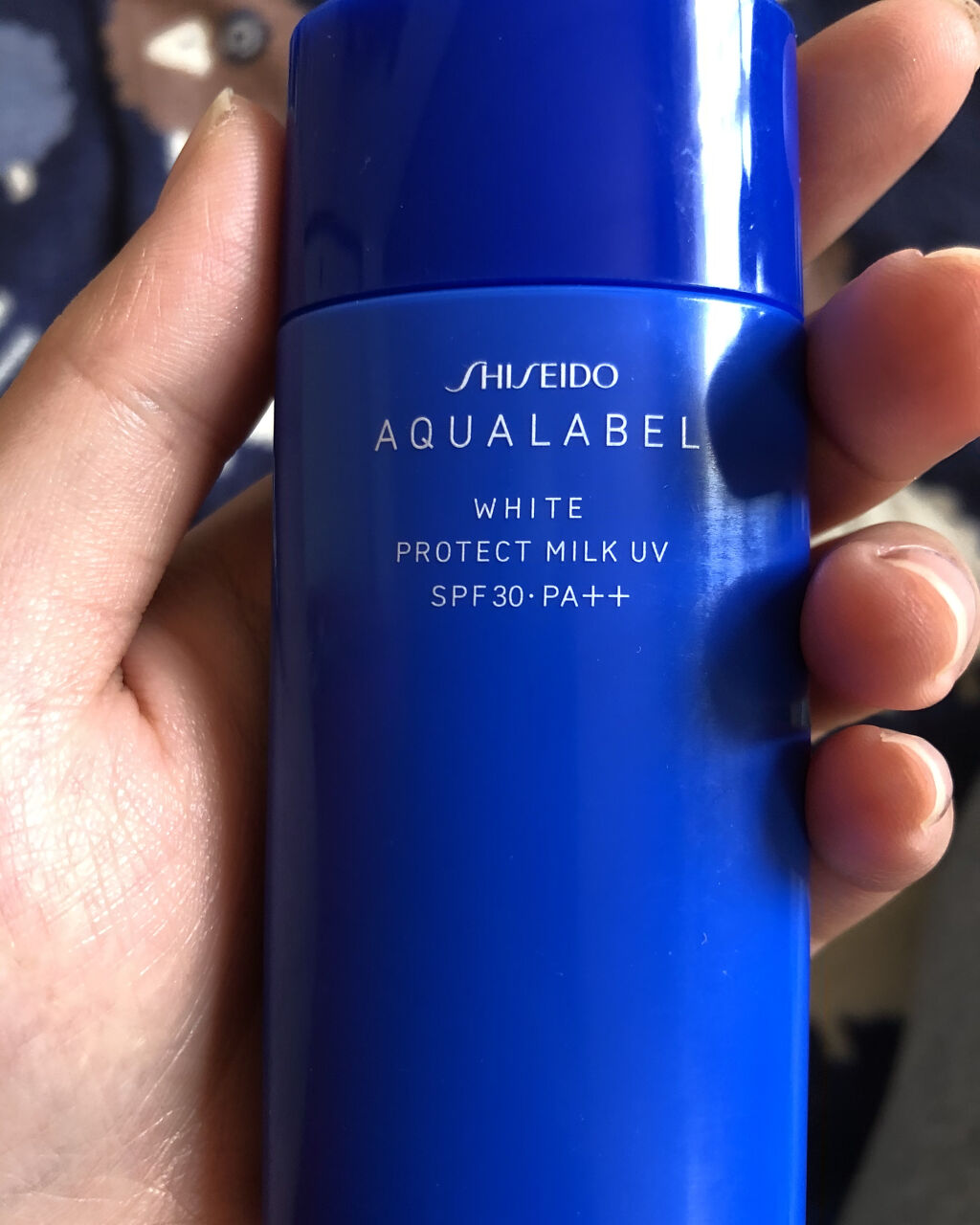 アクアレーベル ホワイトプロテクトミルクUVのクチコミ「アクアレーベル ホワイトプロテクトミルクUV
日中用美容液とのことで購入してみました。SPF3.....」（1枚目）