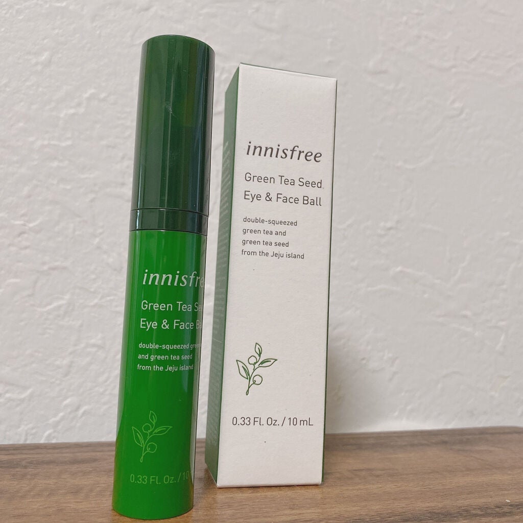 グリーンティーシード アイ&フェイスボール/innisfree/美容液を使ったクチコミ(2枚目)