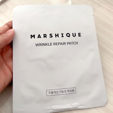 MARSHIQUE リンクルリペアしわパッチのクチコミ「MARSHIQUE

リンクルリペアしわパッチ


気になるシワに貼って寝るだけ🥰


〜使い.....」（2枚目）