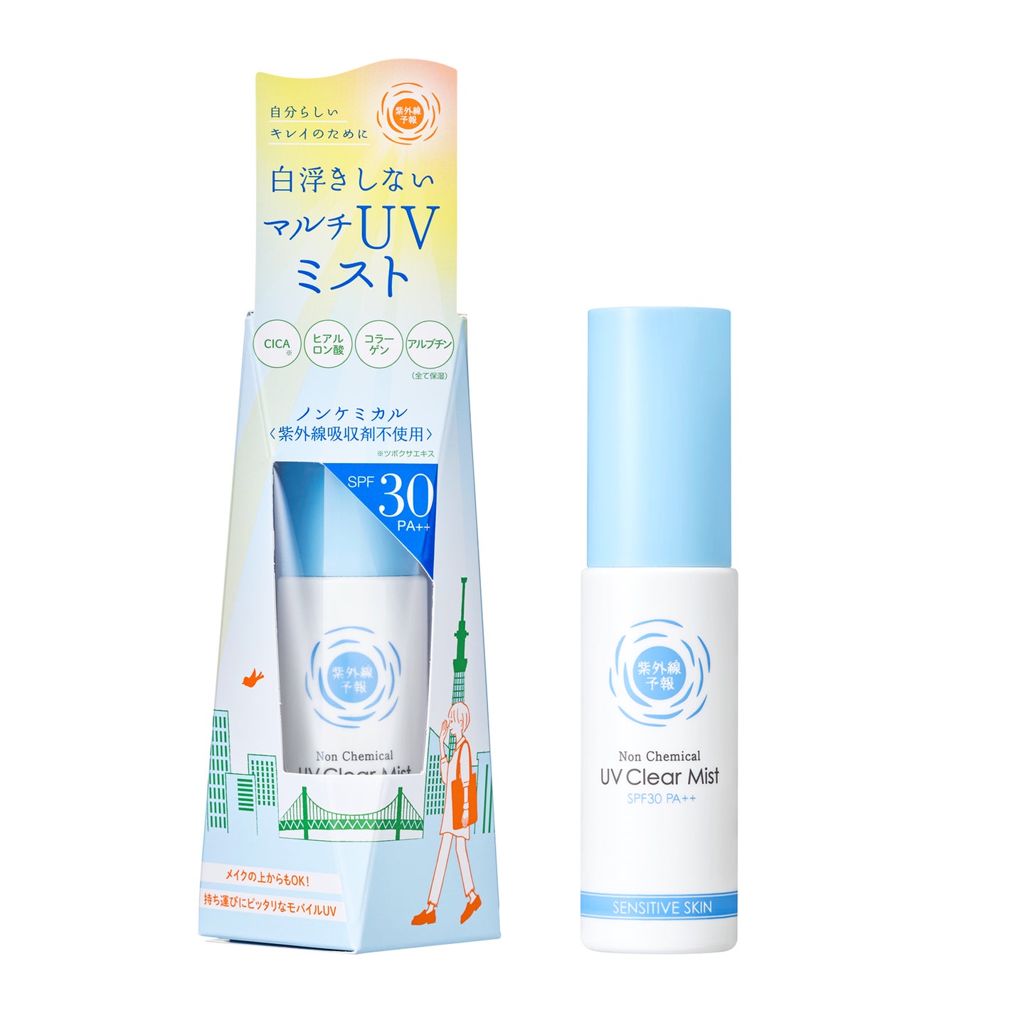 紫外線予報 ノンケミカル UVクリアミストM 紫外線予報