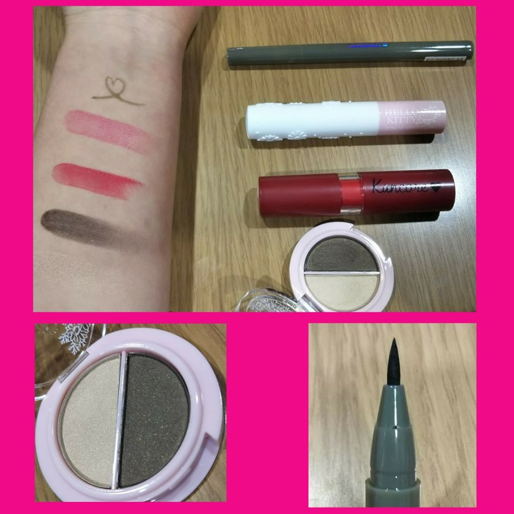 カンコレ リキッドアイライナー/DAISO/リキッドアイライナーを使ったクチコミ（2枚目）