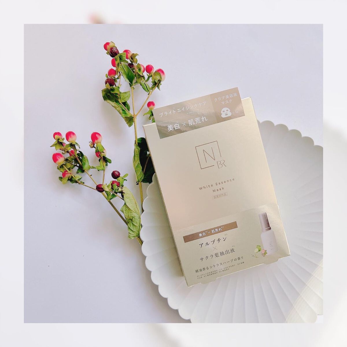 Bright ホワイト メラノリーチ エッセンス マスク/Ｎ organic/シートマスク・パックを使ったクチコミ（1枚目）