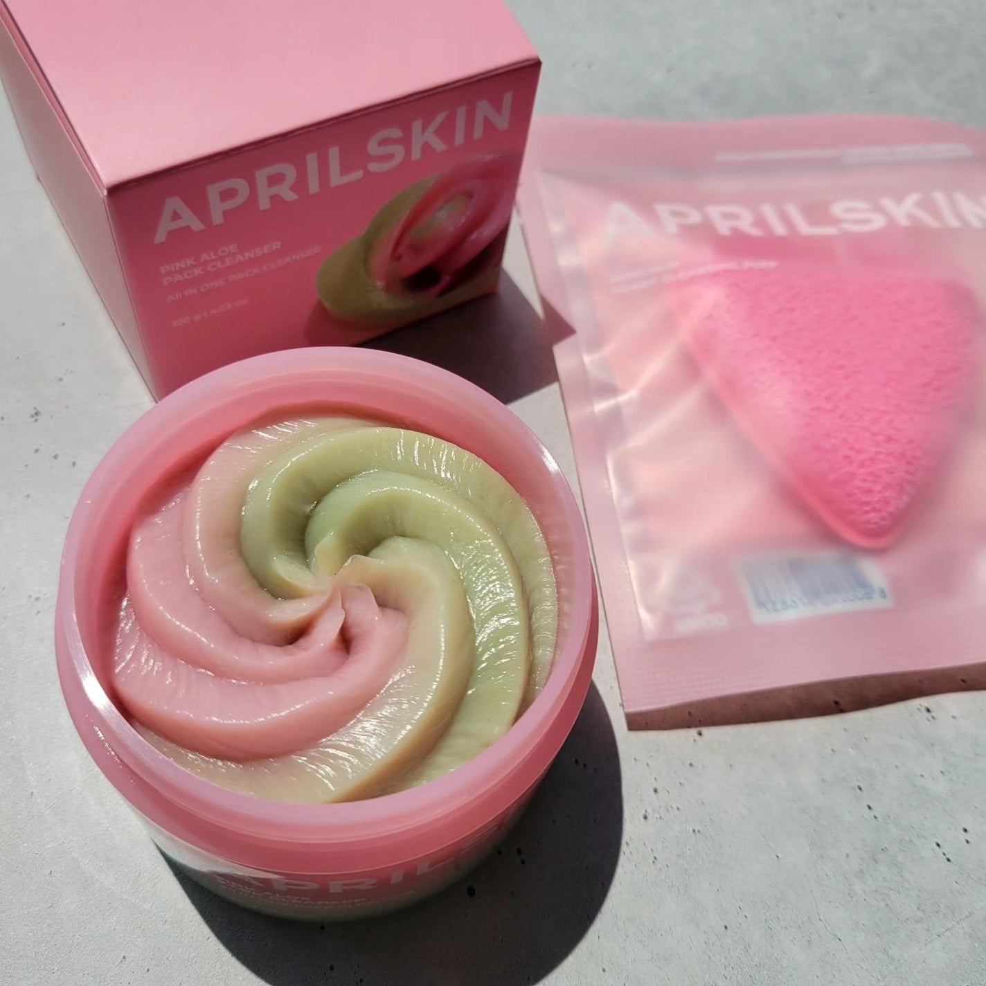 ハートクレンジングパフ/APRILSKIN/その他スキンケアグッズを使ったクチコミ(1枚目)