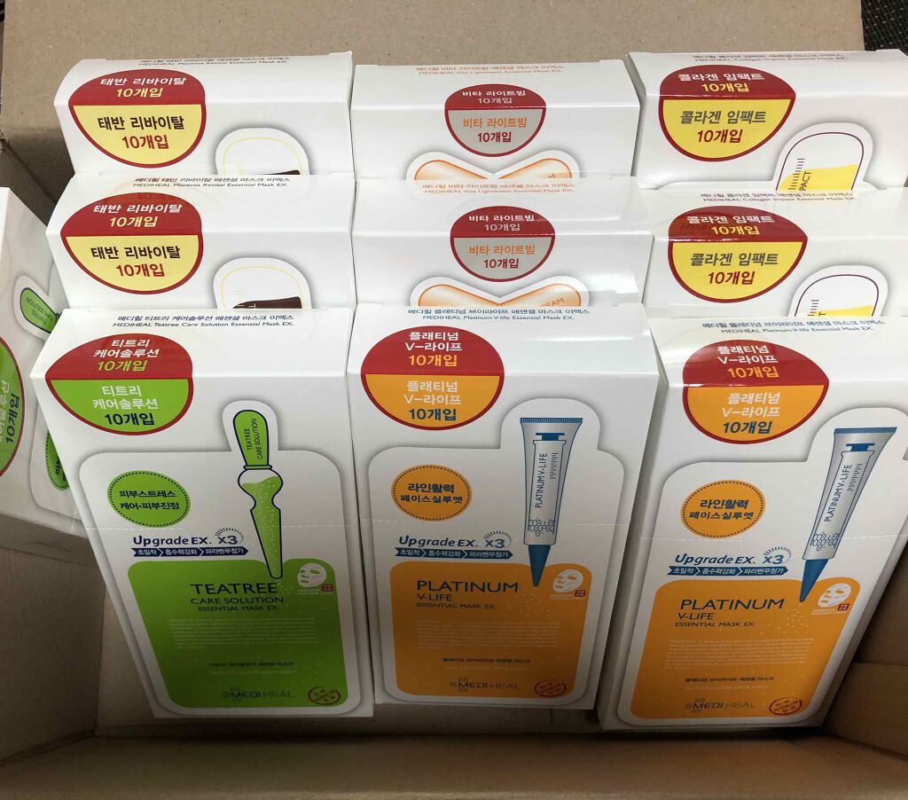 プラチナム V-LIFE エッセンシャルマスク EX/MEDIHEAL/シートマスク・パックを使ったクチコミ(1枚目)