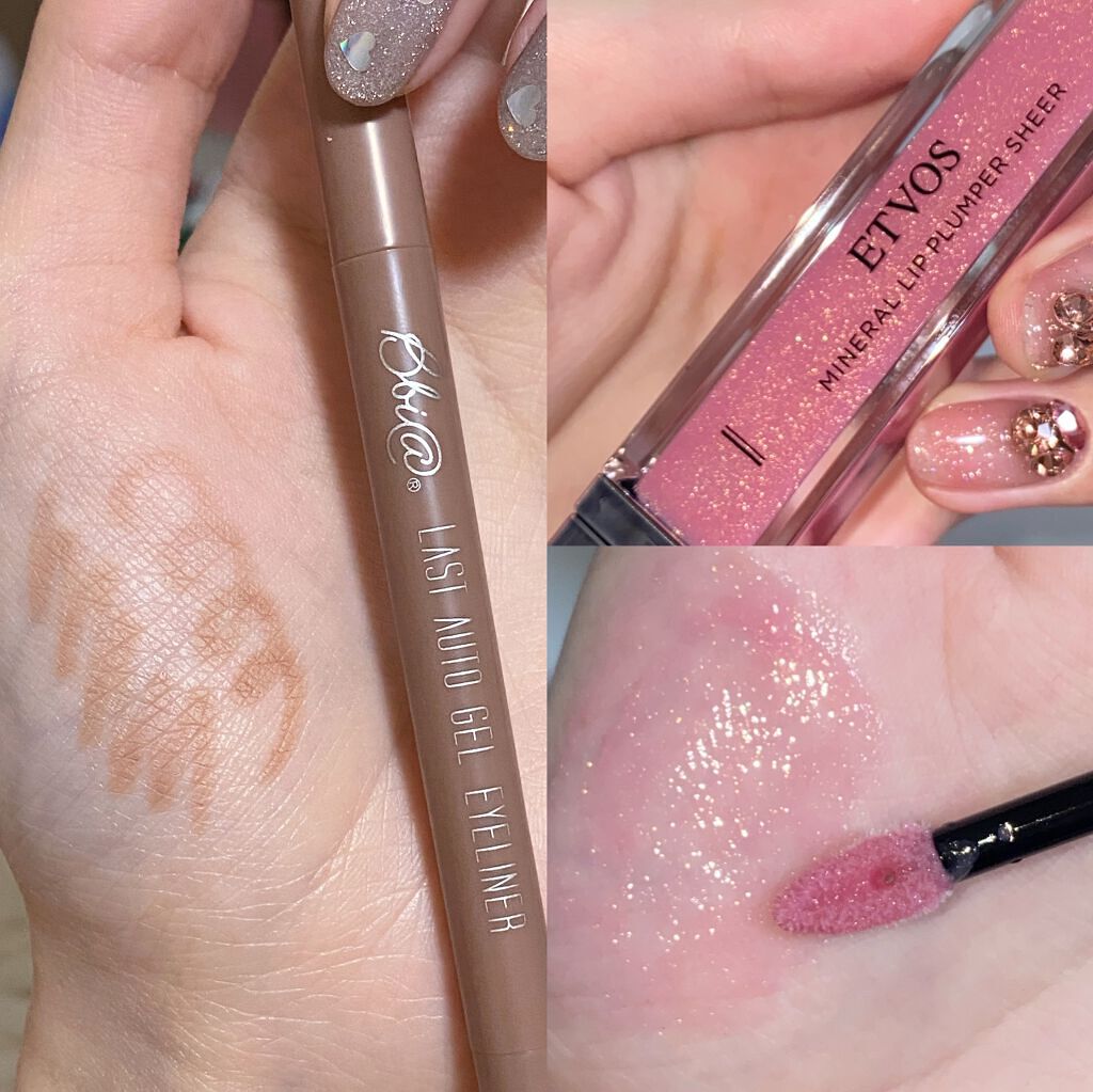 ミネラルリッププランパー シアー アメジストモーブ(限定色)/エトヴォス/リッププランパーを使ったクチコミ（3枚目）