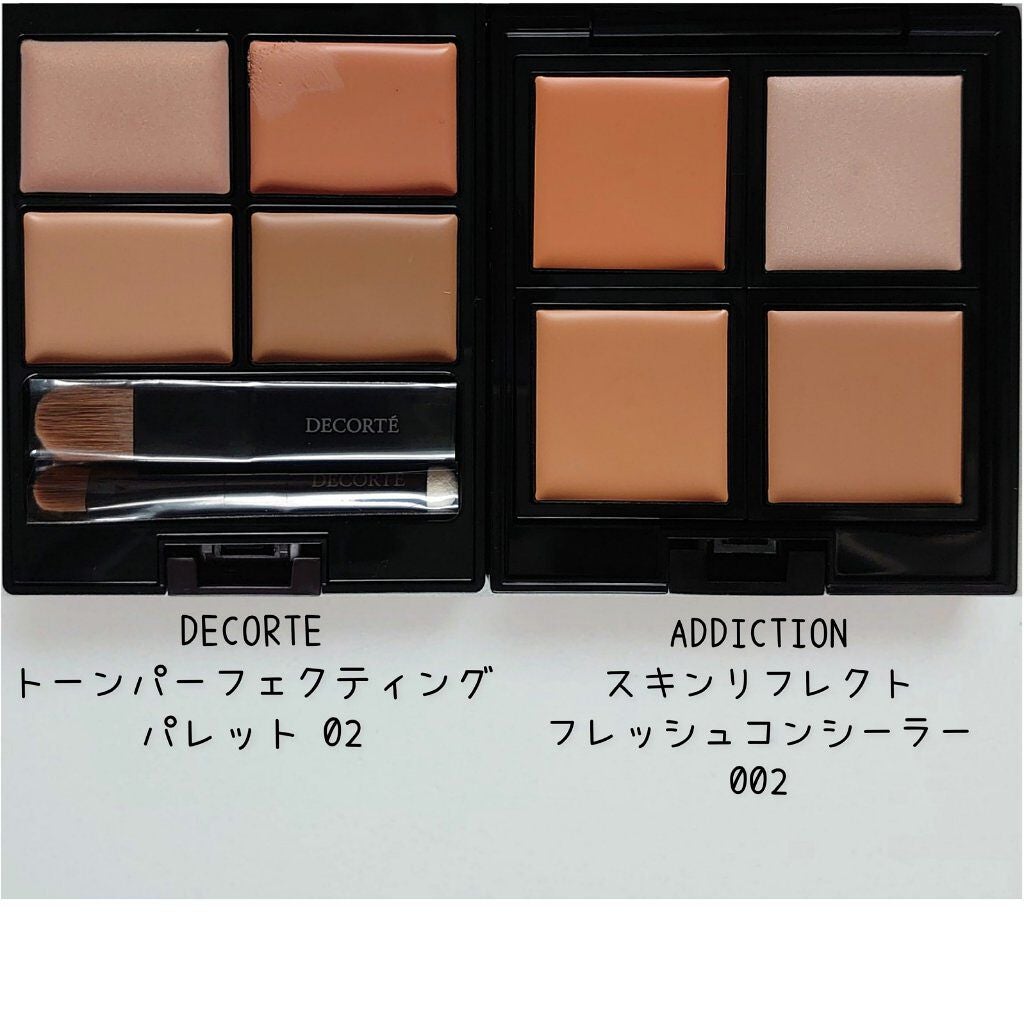 スキンリフレクト フレッシュ コンシーラー/ADDICTION/パレットコンシーラーを使ったクチコミ(4枚目)