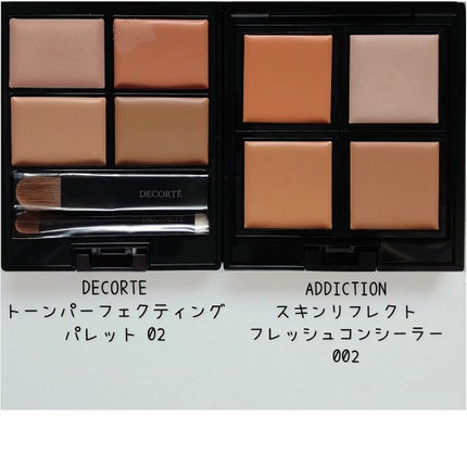 スキンリフレクト フレッシュ コンシーラー/ADDICTION/パレットコンシーラーを使ったクチコミ(4枚目)