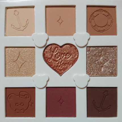 Love Bear 9色 アイシャドウパレット/FlowerKnows/アイシャドウパレットを使ったクチコミ(4枚目)
