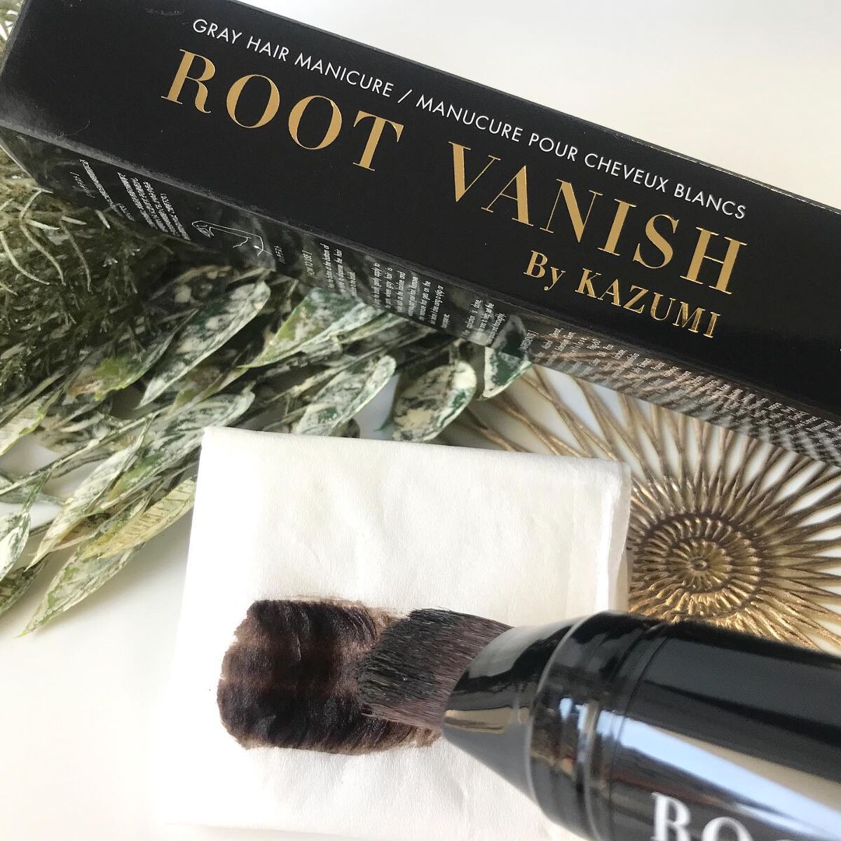 白髪隠しカラーリングブラシ/綺和美/ヘアカラーを使ったクチコミ(4枚目)