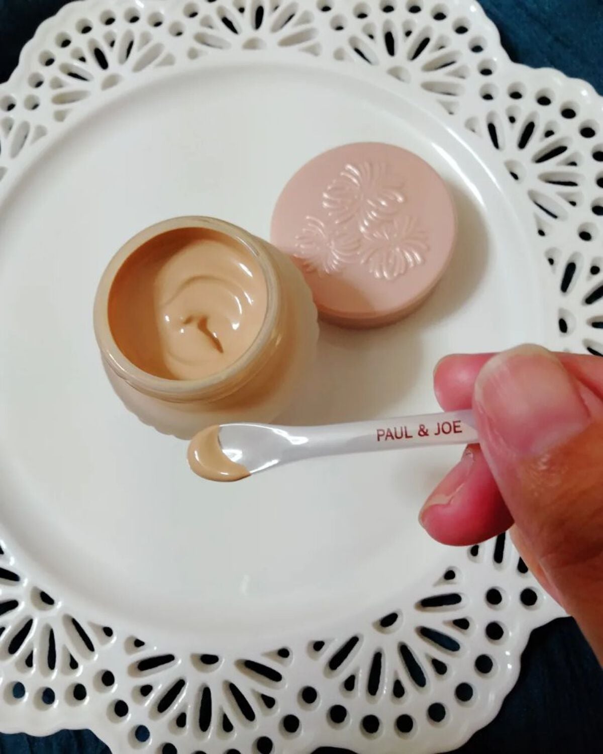 フォンダン クリーム ファンデーション/PAUL & JOE BEAUTE/クリーム・エマルジョンファンデーションを使ったクチコミ(2枚目)