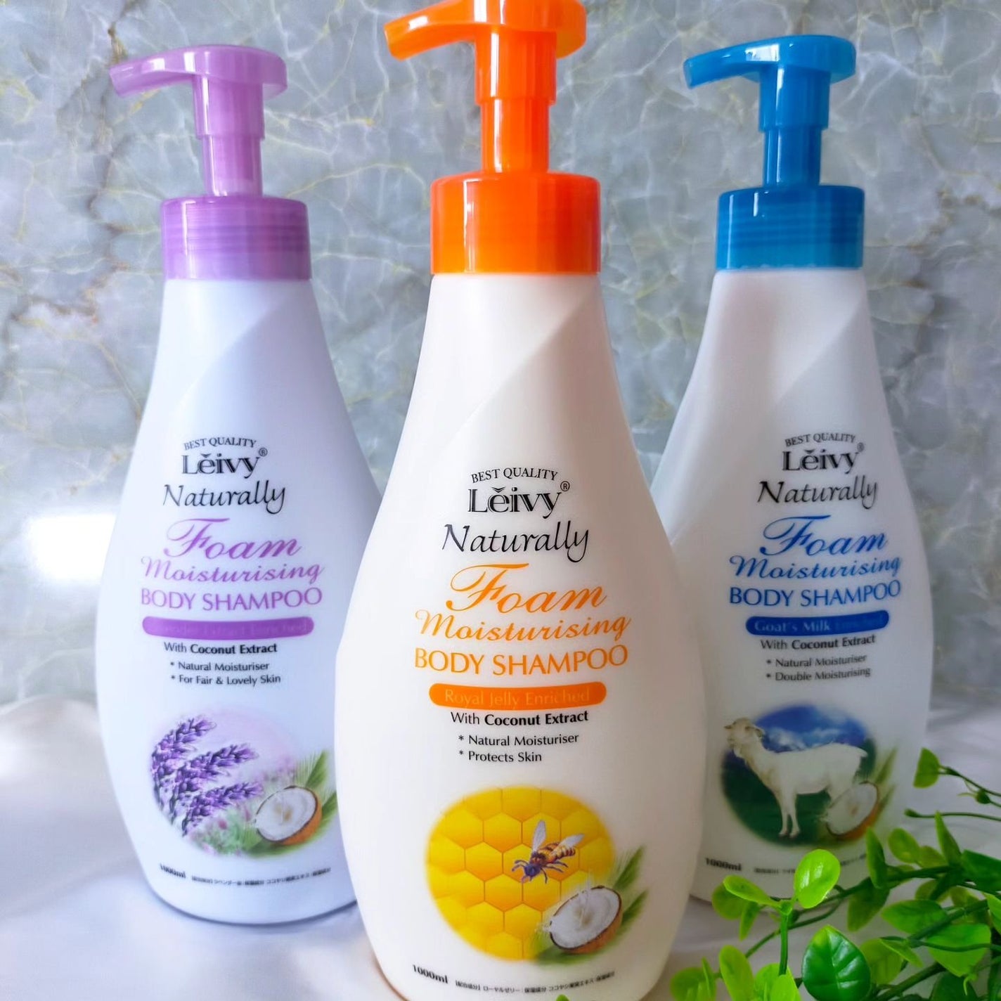 レイヴィーフォームボディシャンプーローヤルゼリー/Leivy/ボディソープを使ったクチコミ(1枚目)