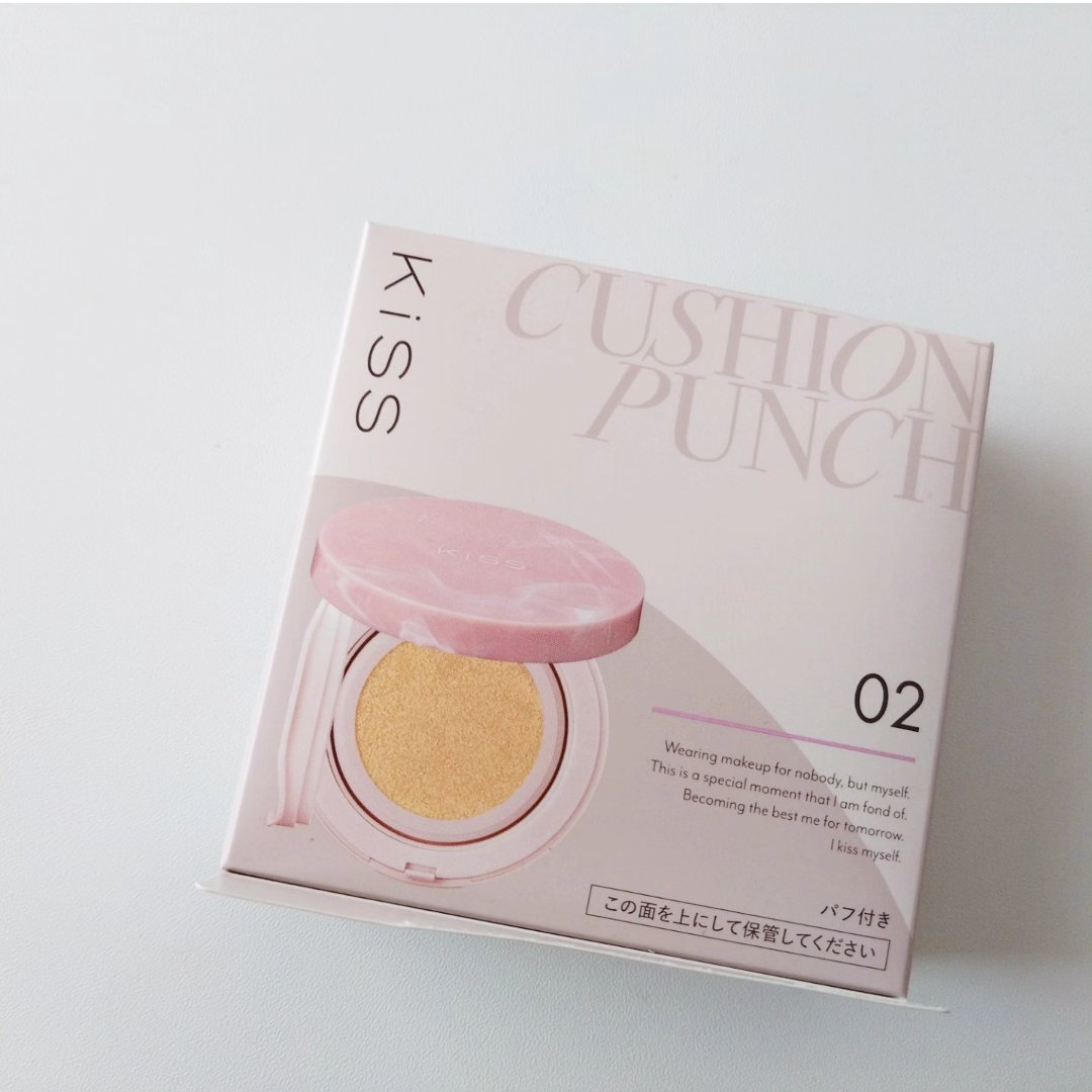 キス クッションパンチ/KiSS/クッションファンデーションを使ったクチコミ（2枚目）