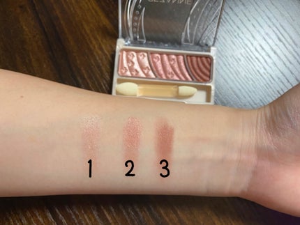 トーンアップアイシャドウ/CEZANNE/アイシャドウパレットを使ったクチコミ(4枚目)