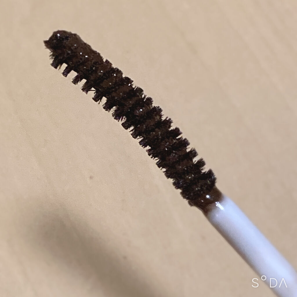 クイックラッシュカーラーER 03 ブラウン/キャンメイク/マスカラ下地を使ったクチコミ（3枚目）