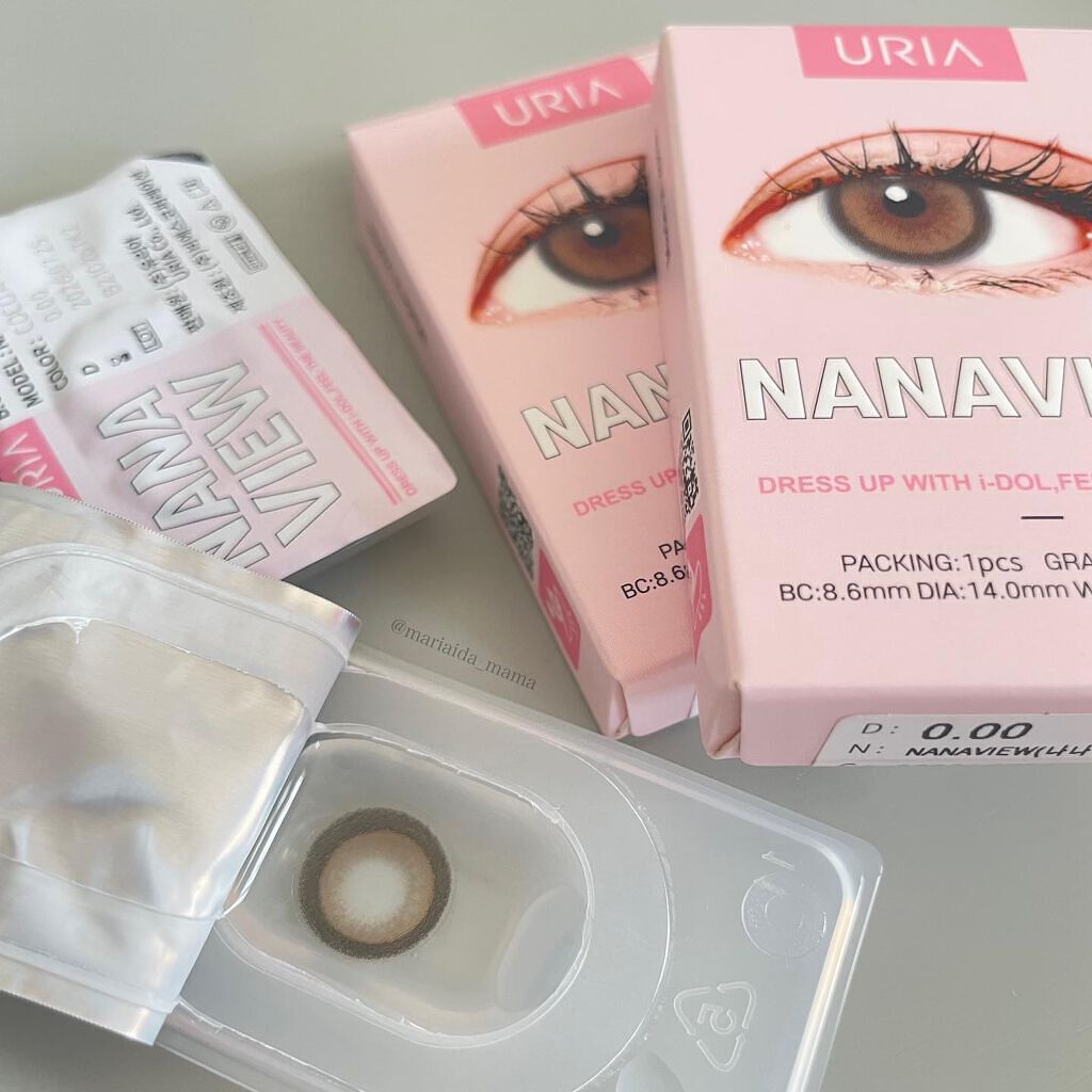 i-DOL NANAVIEW/蜜のレンズ/カラーコンタクトレンズを使ったクチコミ(3枚目)