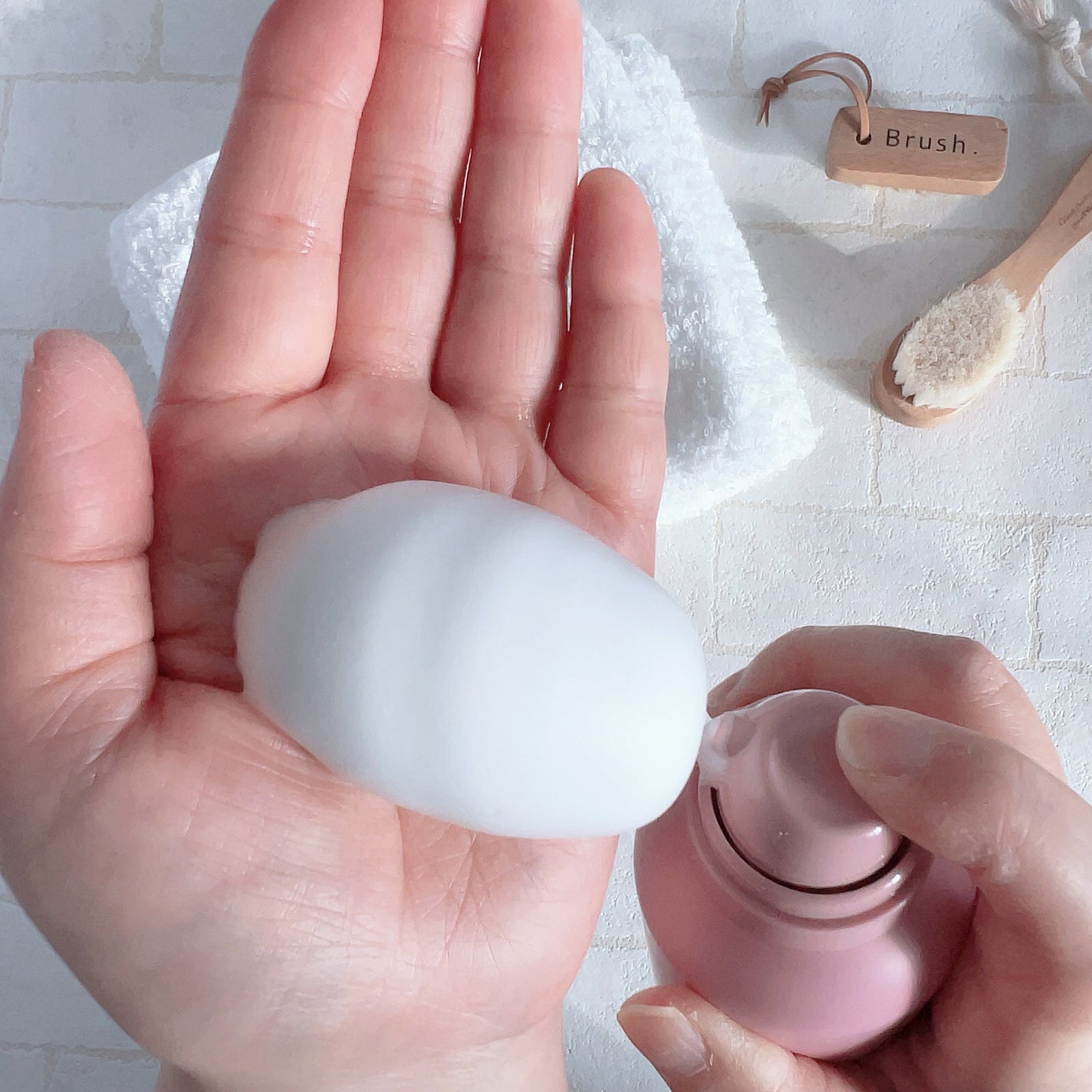 ホリーディア クリーミーリセットクレンジング/HOLIDEA/泡洗顔を使ったクチコミ(6枚目)