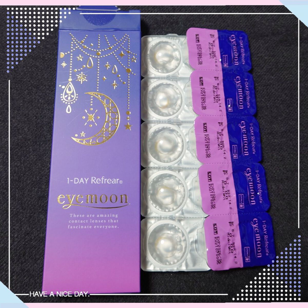 ワンデーリフレア　アイムーン/Refrear/その他を使ったクチコミ（1枚目）