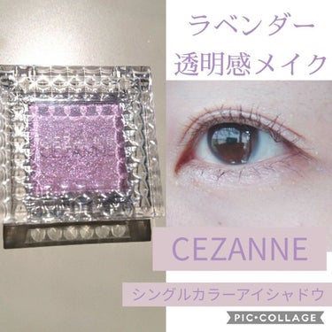 シングルカラーアイシャドウ/CEZANNE/シングルアイシャドウを使ったクチコミ（1枚目）