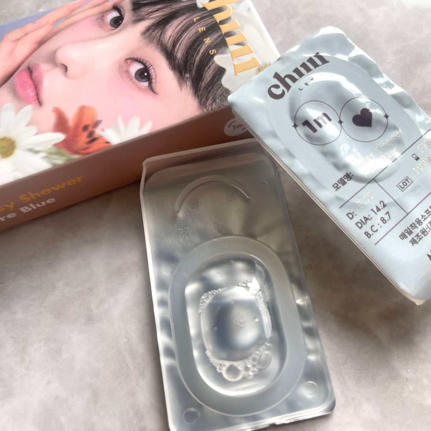 Daisy Shower 1Day/chuu LENS/ワンデー(1DAY)カラコンを使ったクチコミ(5枚目)