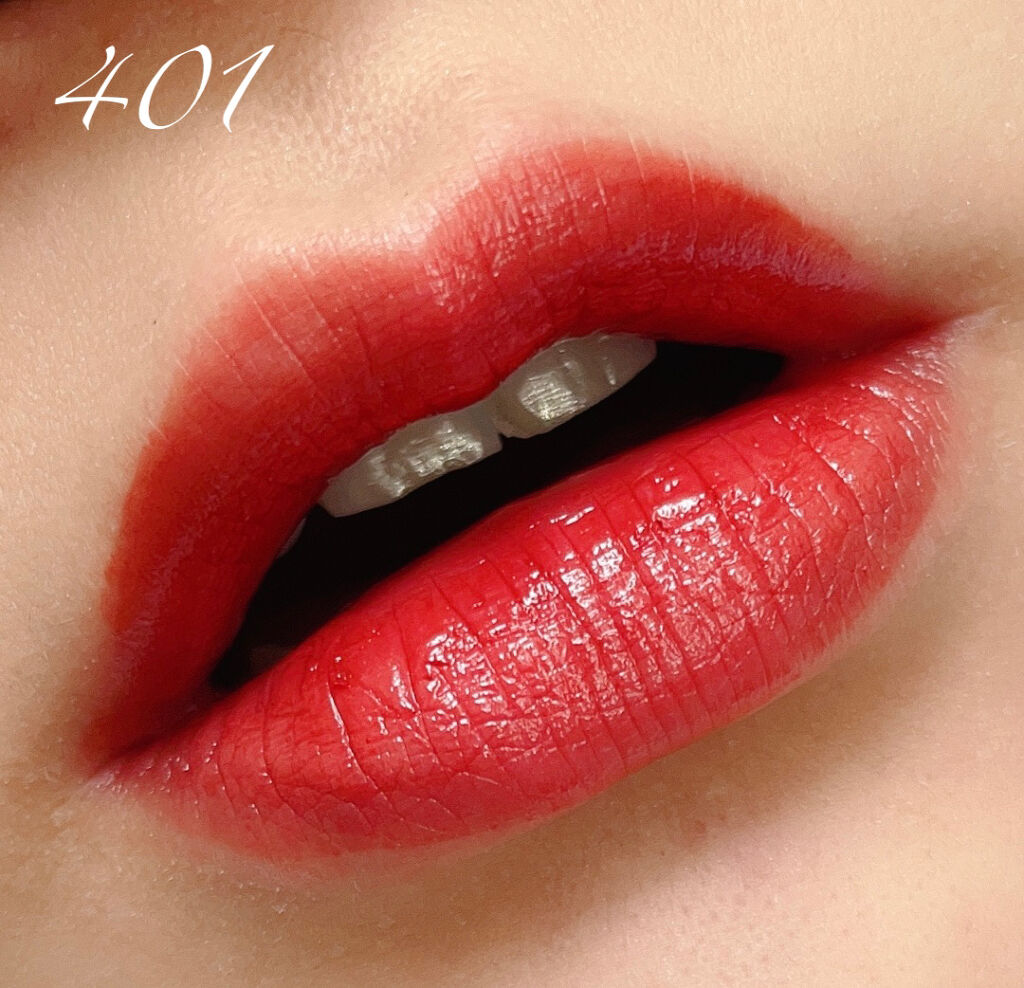 ラスティンググロスリップ/CEZANNE/口紅を使ったクチコミ（3枚目）