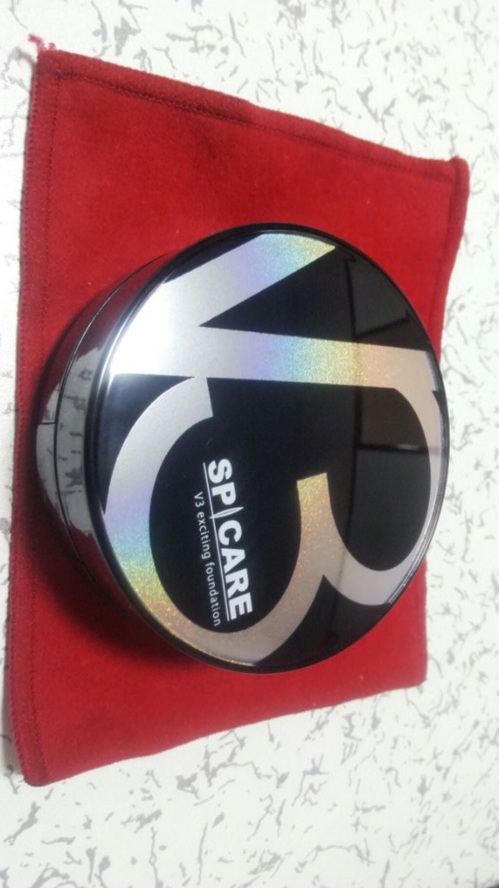 V3 エキサイティングファンデーション/SPICARE/クッションファンデーションを使ったクチコミ(1枚目)