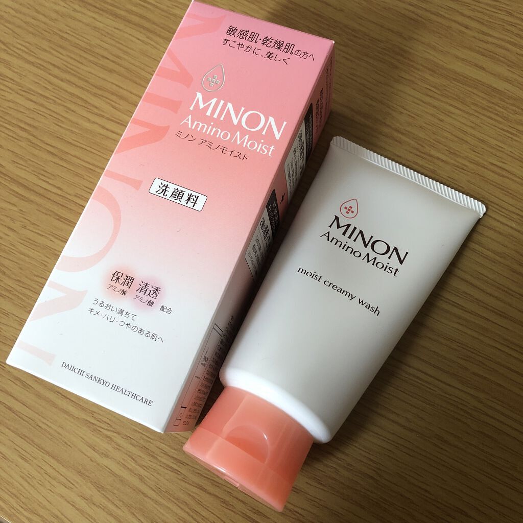 アミノモイスト モイストクリーミィ ウォッシュ/ミノン/洗顔フォームを使ったクチコミ（1枚目）