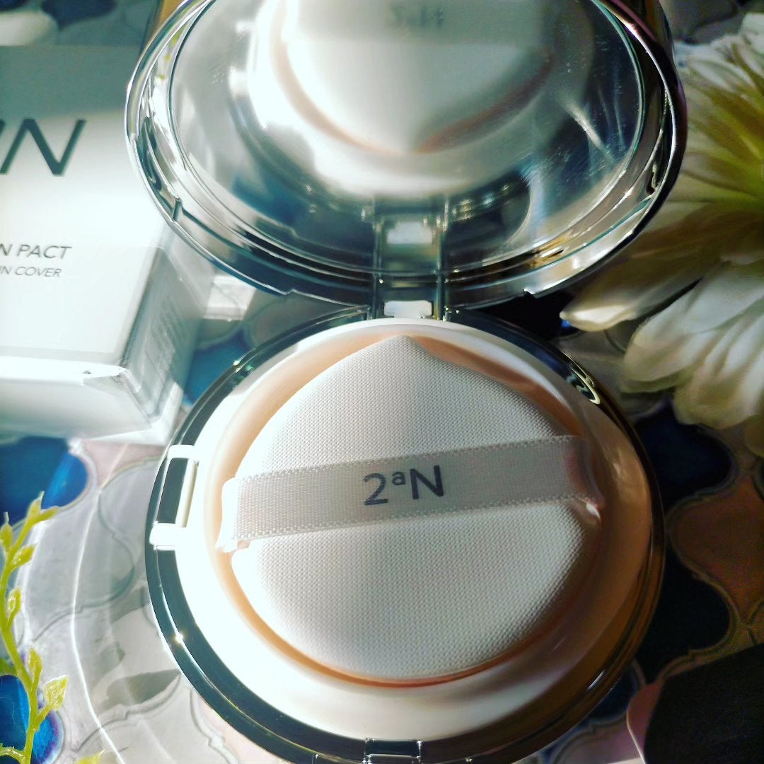 グリーミングテンションパクト/2aN/クリーム・エマルジョンファンデーションを使ったクチコミ(1枚目)